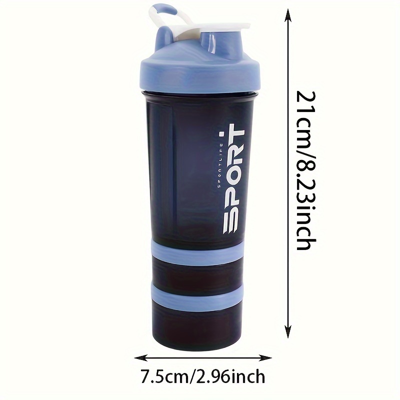 1pc 450ml 15 22oz lightweight shaking water cup 2 3 layers - Temu