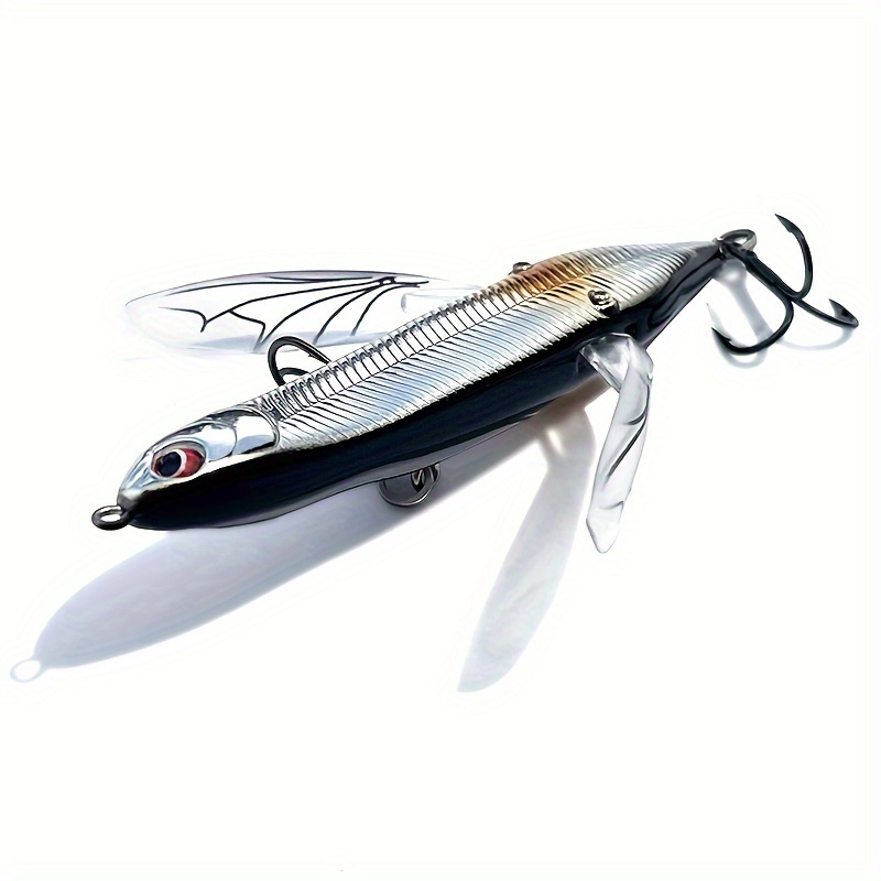 Image of 1pc 8cm/6.5g Floating Simulation Dragonfly Crankbait Fishing Lure, 3.15in/0.23oz Artificial Pencil Hard Wobbler Baits, Fishing Tackle For Trout And Pike Fish Bait Additions