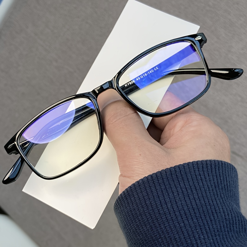 Blue Light Blocking Glasses Clear Lens Women Men Reduce Eye - Temu Canada