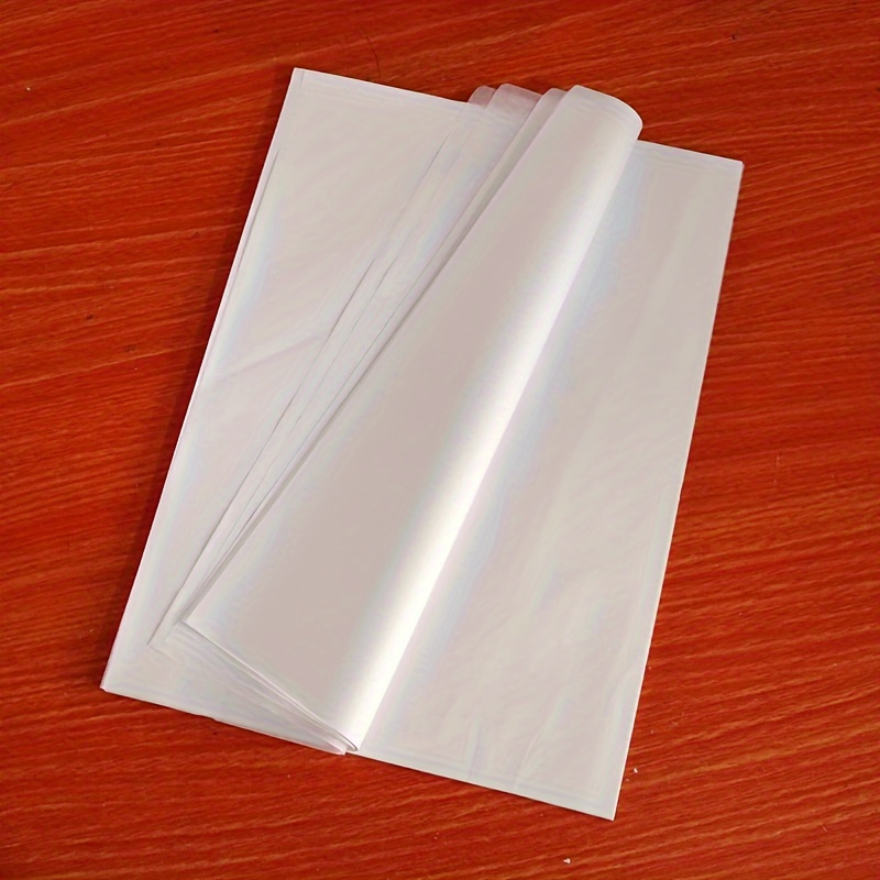 Papel de calco, 100 hojas de papel de calco, papel de trazado de artistas  de 8.5 x 11 pulgadas para tinta de marcador, papel transparente ligero