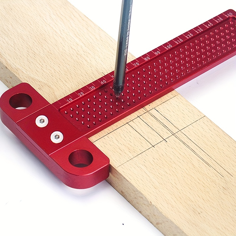 T Type Woodworking Scriber Ruler 300mm/400mm Architect Ruler