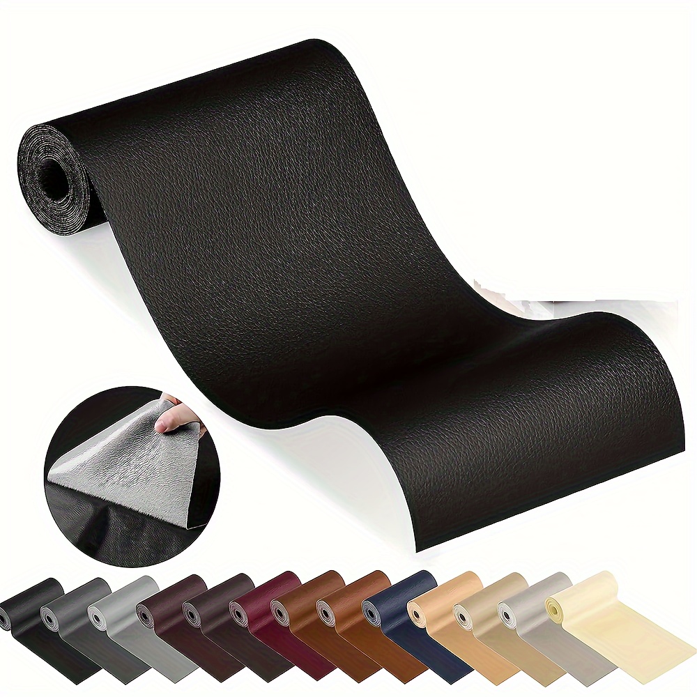 Kit de cinta de reparación de cuero, adhesivo autoadhesivo para reparación  de cuero para sofá, sofás de vinilo, asientos de automóvil, muebles de