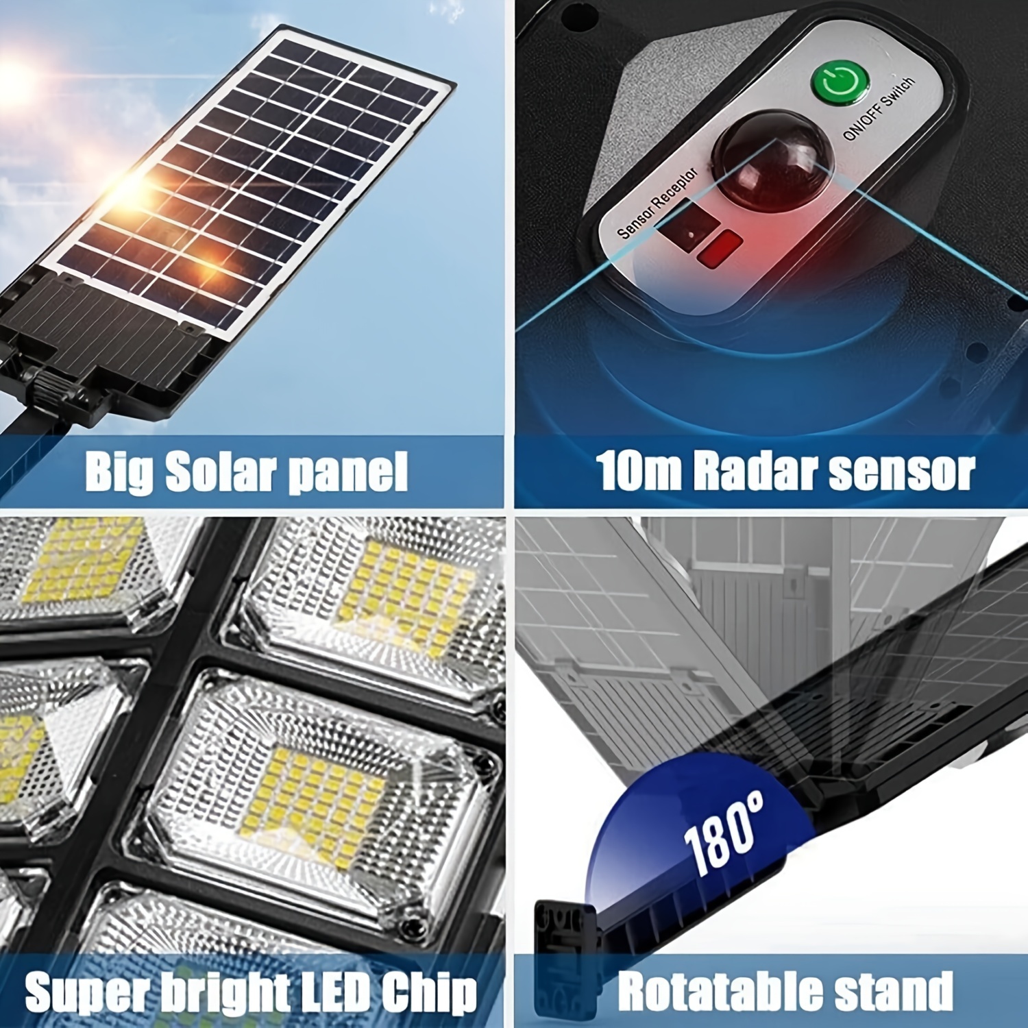 Solar flood lights with deals on off switch