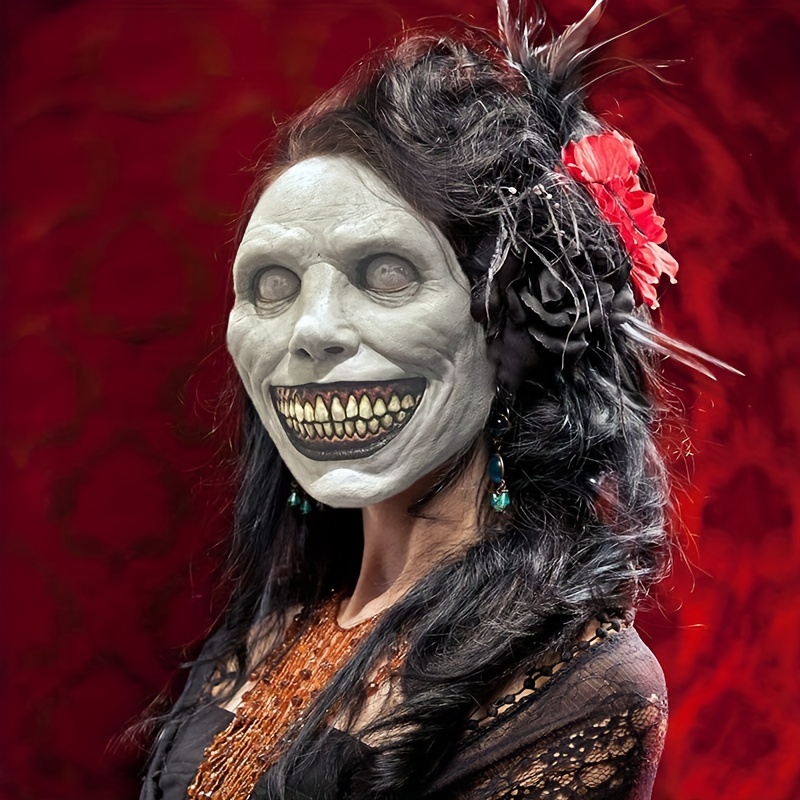 Maschera horror spaventoso raccapricciante Costume pika di Halloween per  adulti Puntelli personalizzati fatti a mano Maschera di purga -  Italia