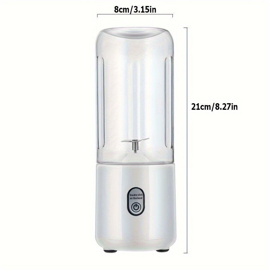 6 Blades Portable Juicer Cup Juicer Fruit Juice Cup Automatic Small  Electric Juicer Smoothie Blender Ice CrushCup Food Processor 
