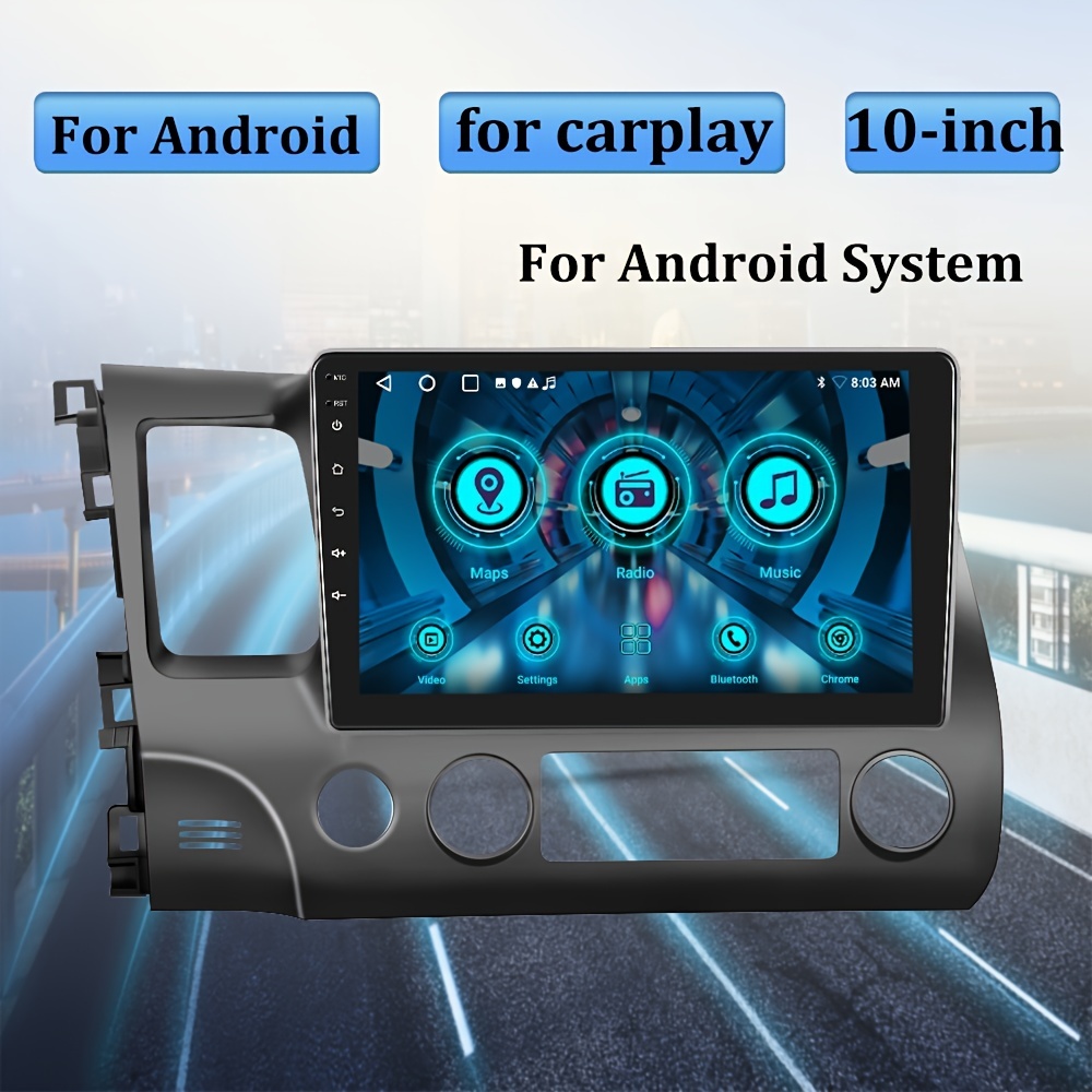 For Civic 2006-2011] Hd Inch For Android System 2 Din Car Stereo