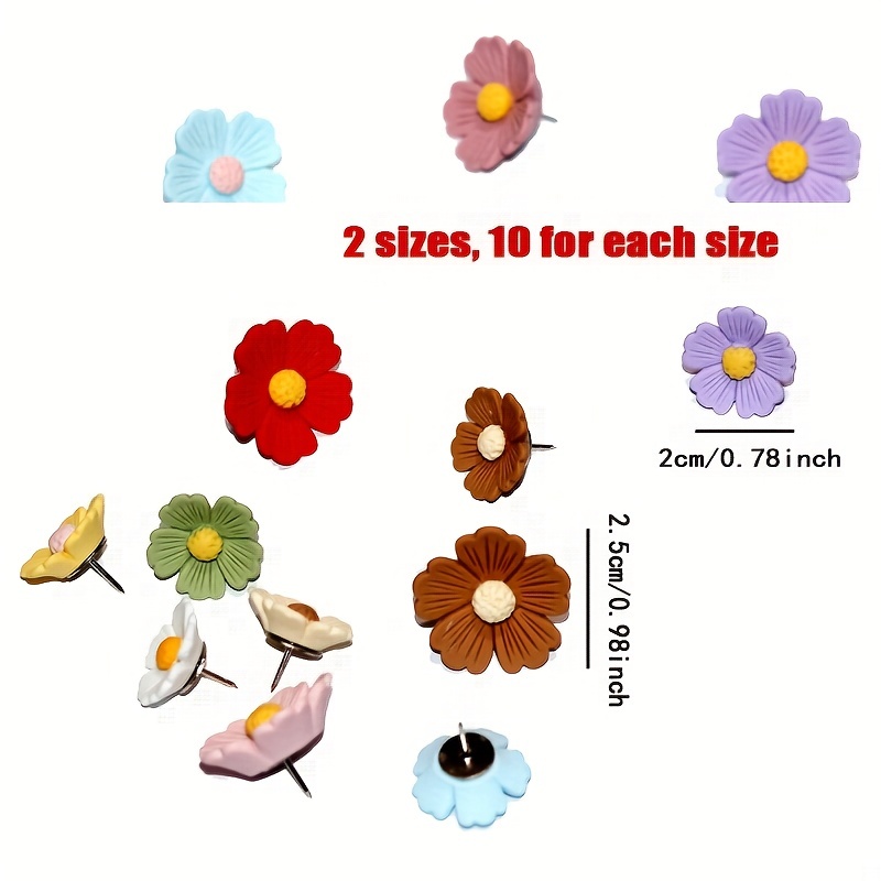 Cute Flower Push Pin Decorative Push Pin Sun Flower Push Pin Temu