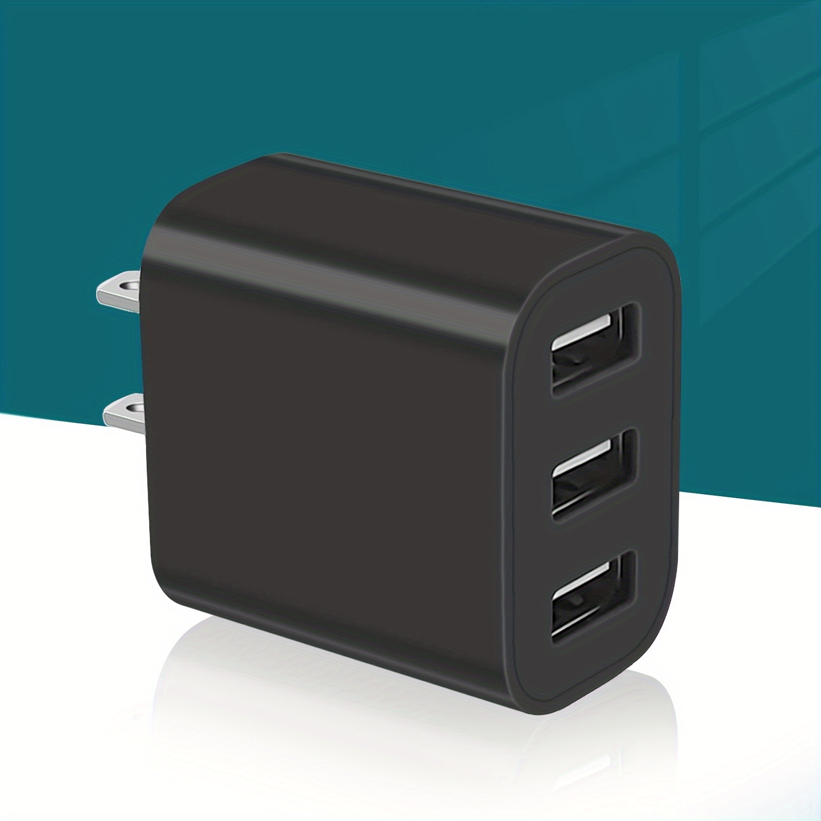 Adaptador de enchufe USB con tira de alimentación doble, 2 enchufes de la  UE, 5V, 2a, pared múltiple, portátil, 2 puertos USB, hogar inteligente,  nuevo