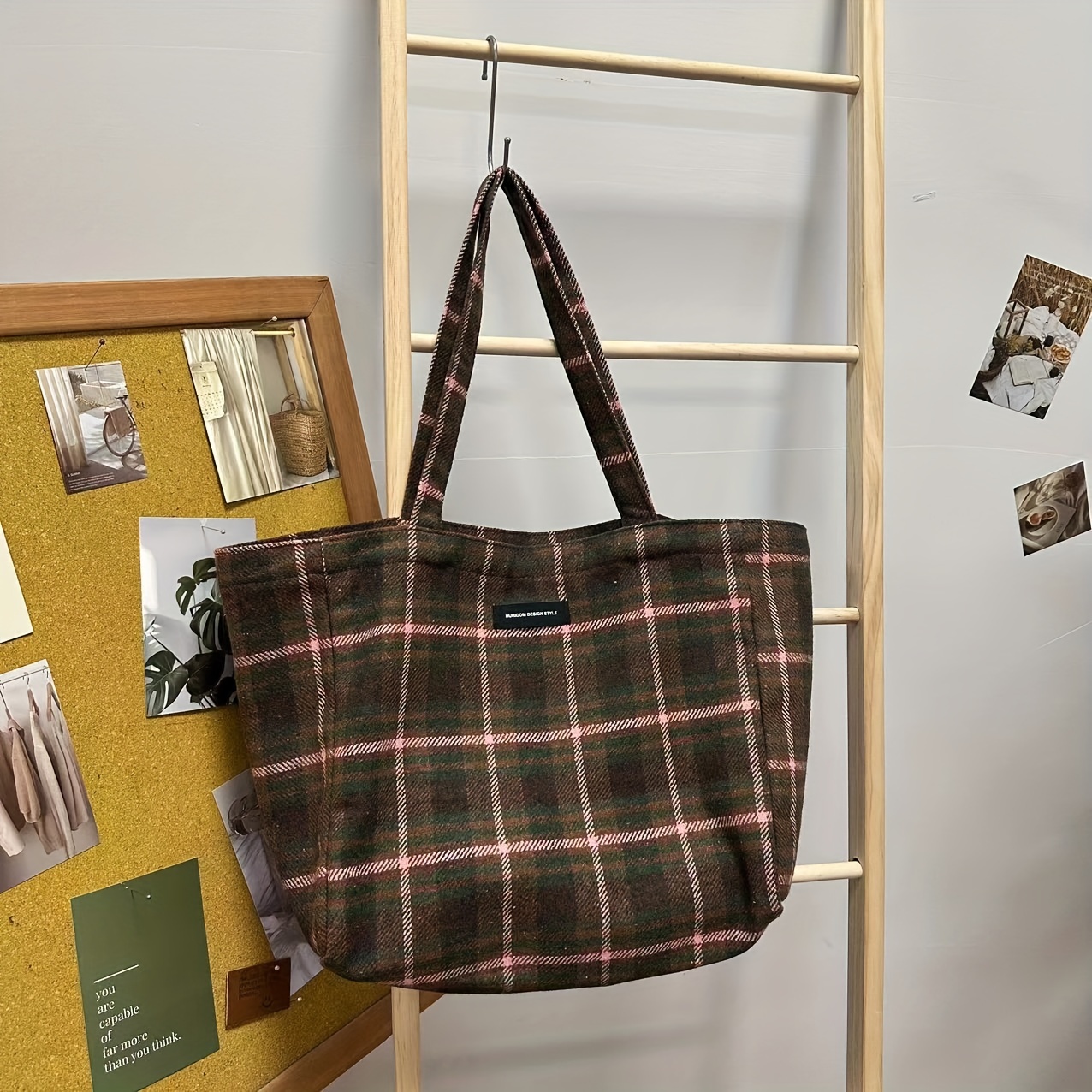 Vintage Crescent Bag For Women, Polka Dot Print Shoulder Bag, Trendy  Underarm Purse For Every Day - Temu
