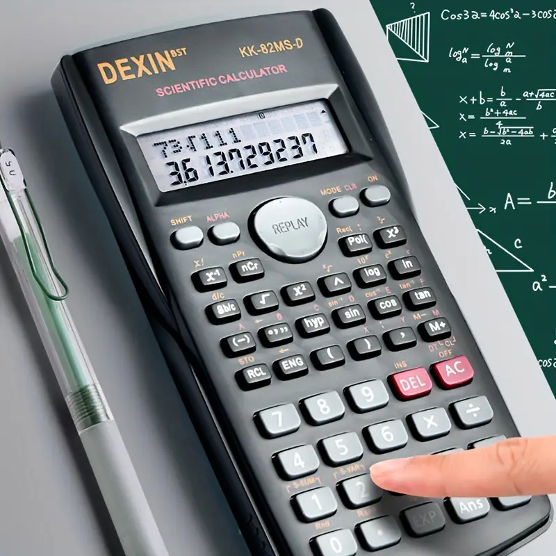 Calculatrice Pour Étudiants Examen Calculatrice De Fonction Électronique  Multifonctionnelle Calculatrice Scientifique Sans Batterie