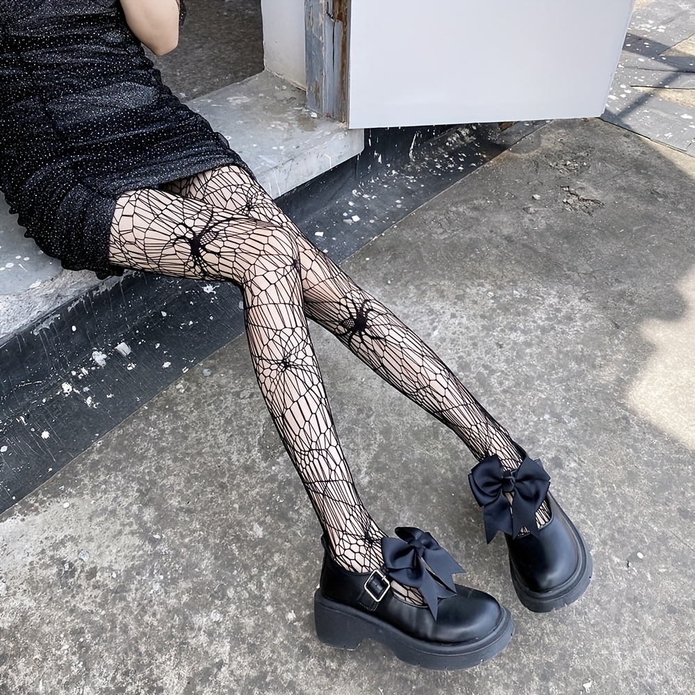 Sexy Hollow Pantyhose For Women Fishnet Stockings Chic Halloween