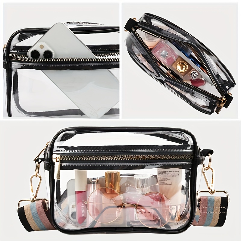 Clear Square Crossbody Bag