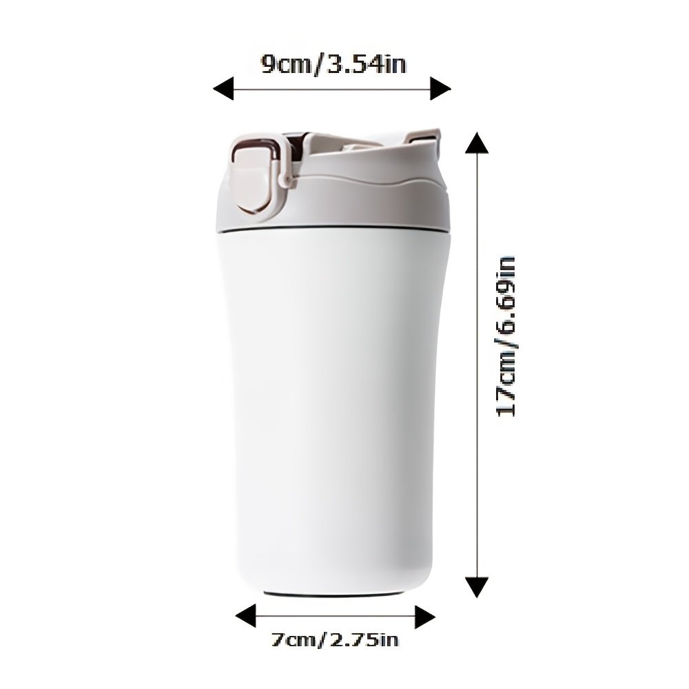 Portable Stainless Steel Coffee Thermos Mug with Straw Car Vacuum Flask  Travel Thermocup for Gifts at Rs 200/piece, Travel Mug in Mumbai