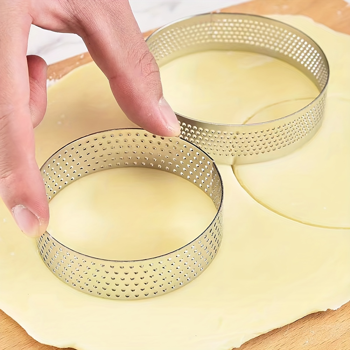 1pc Cake Mold Cheese Tower Ring Double Roll Edge Round 304 Tower Ring Round  Cake Mousse Ring Cookie Baking Cookie Flap Pastry Mold Baking Supplies -  Home & Kitchen - Temu Italy