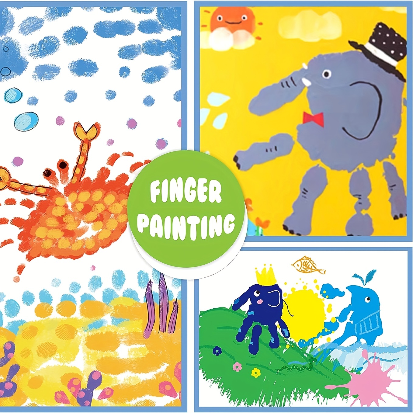 iHeart Art JR Jumbo Finger Paint Paper Pad – Art Feeds