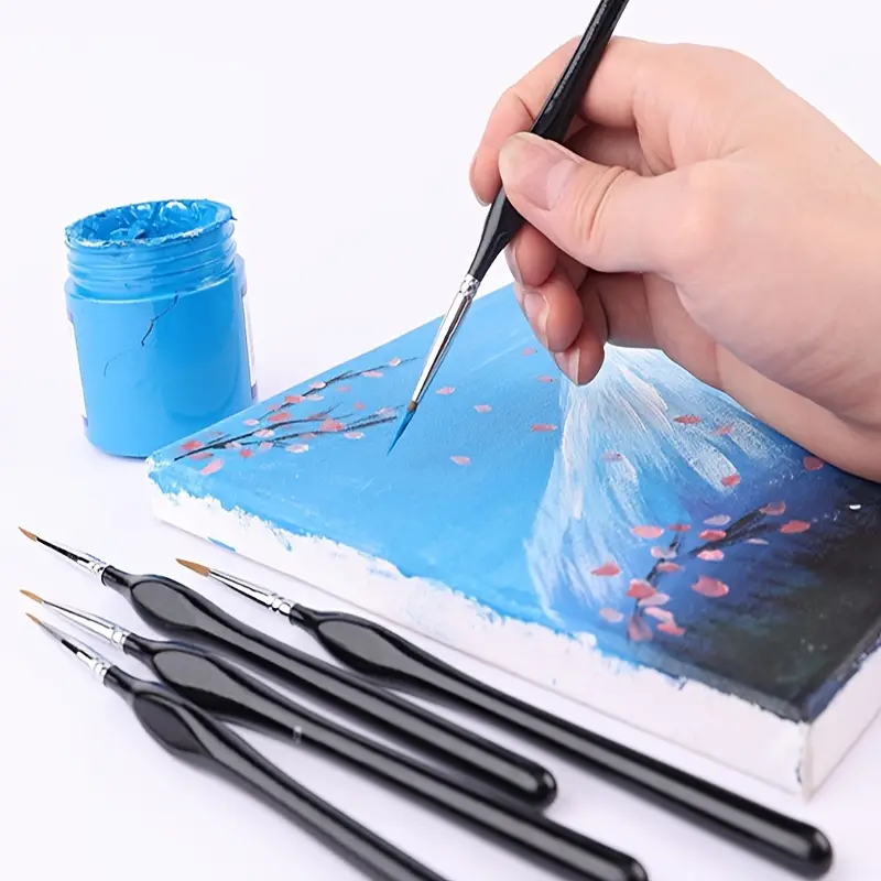 Miniature Paint Brushes Small Fine Tip Paintbrushes Micro - Temu