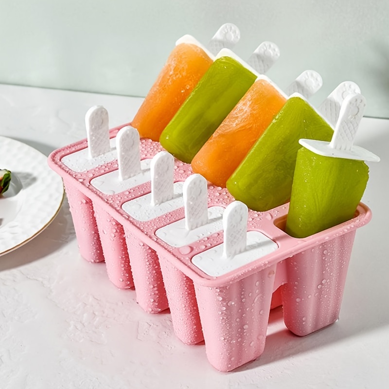 Popsicle Molds 12 Cavities BPA Free Silicone Popsicle Molds, Reusable  Popcicale Mould Silicone for Kids, Ice Pop Molds Silicone Popsicle Maker