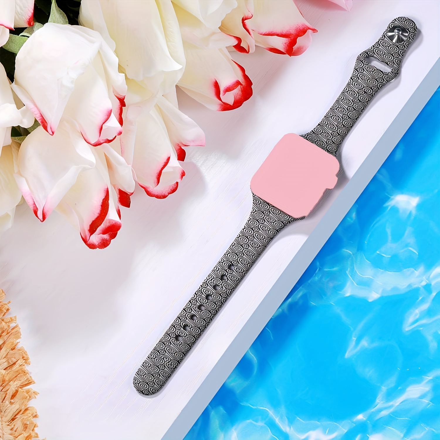 Skinny silicone sale apple watch band