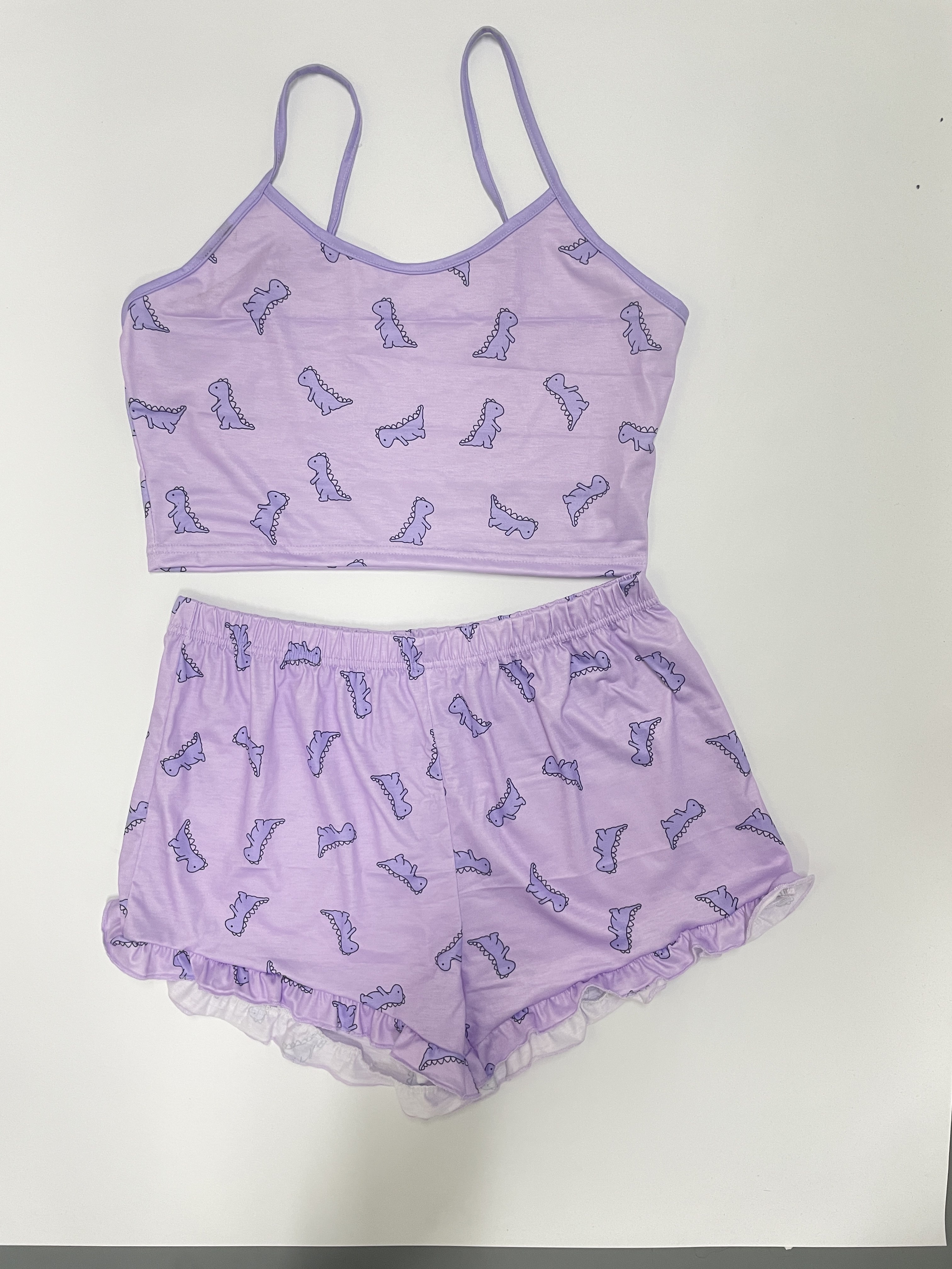  STJDM Nightgown,Pink Pruple Women's Sleep Pajama Set Sleepwear  Sexy Nightwear Suits Faux Silk 2 Pieces Nightgown Homewear S Pink : Tools &  Home Improvement