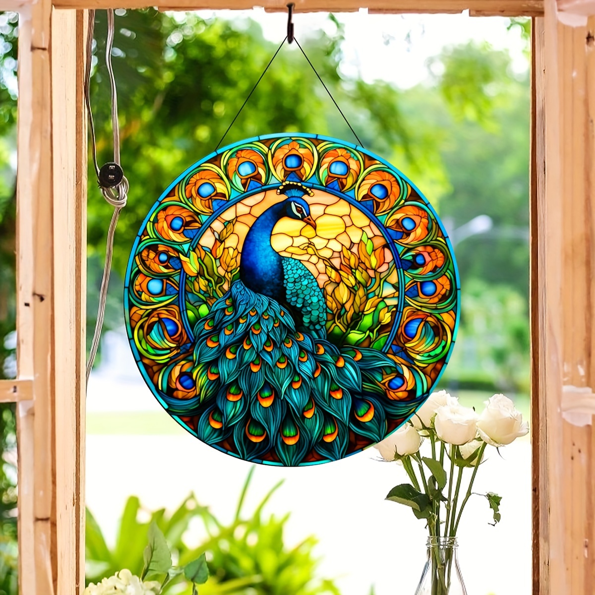 Peacock Suncatcher