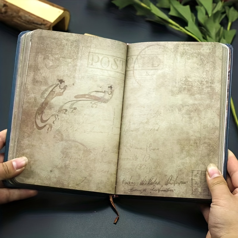Vintage Dunhuang Illustration Notebook Full Page Handbook