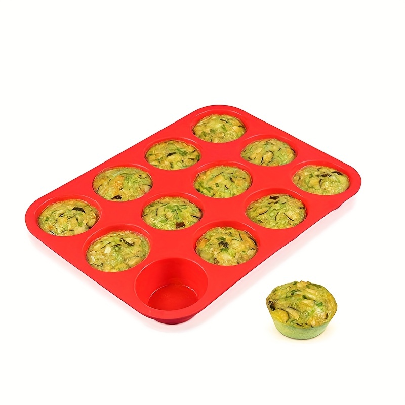 12/24 Hole Cupcakes Mold Muffin Cupcake Silicone Mold Non Stick Soap  Chocolate Muffin Baking Pan Silicone Cake Mold Cupcake Form