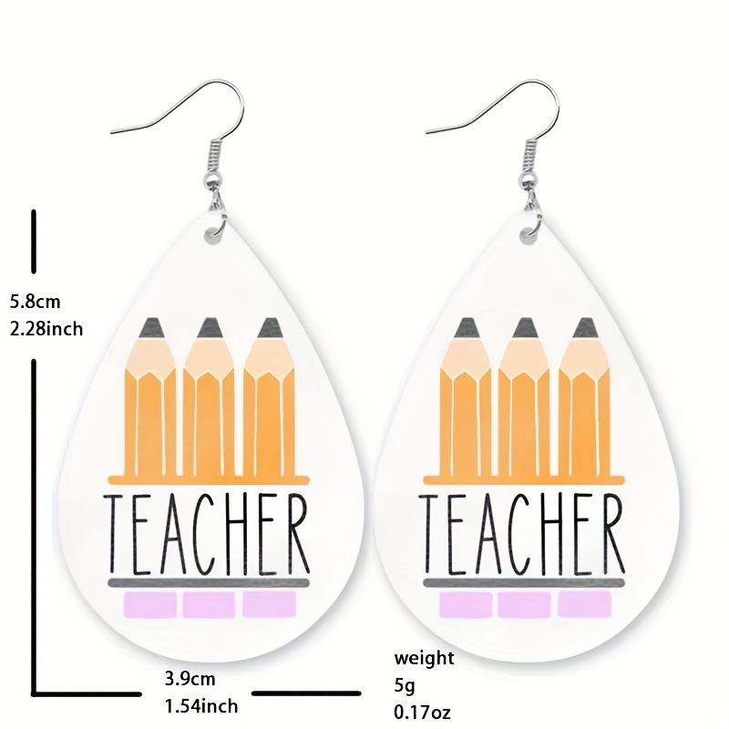 Creative Tie Dye Gradient Faux Leather Earrings for Men