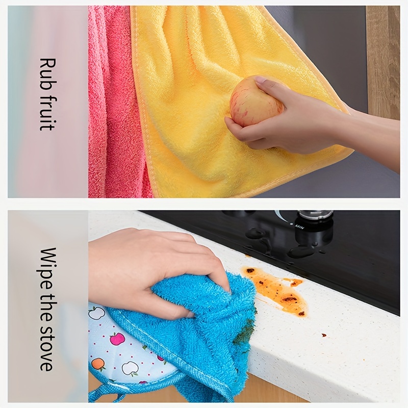 Cute Hand Towels Microfiber Coral Washcloth Towels Funny - Temu