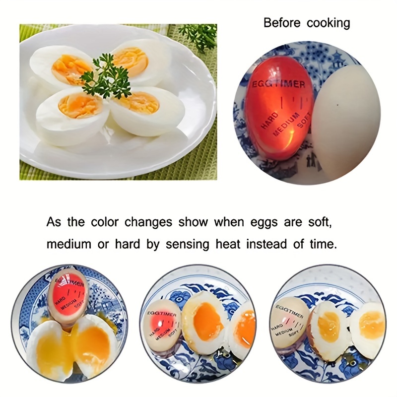 Egg Timer Boiling Eggs Soft Hard Boiled Egg Timer Changes - Temu