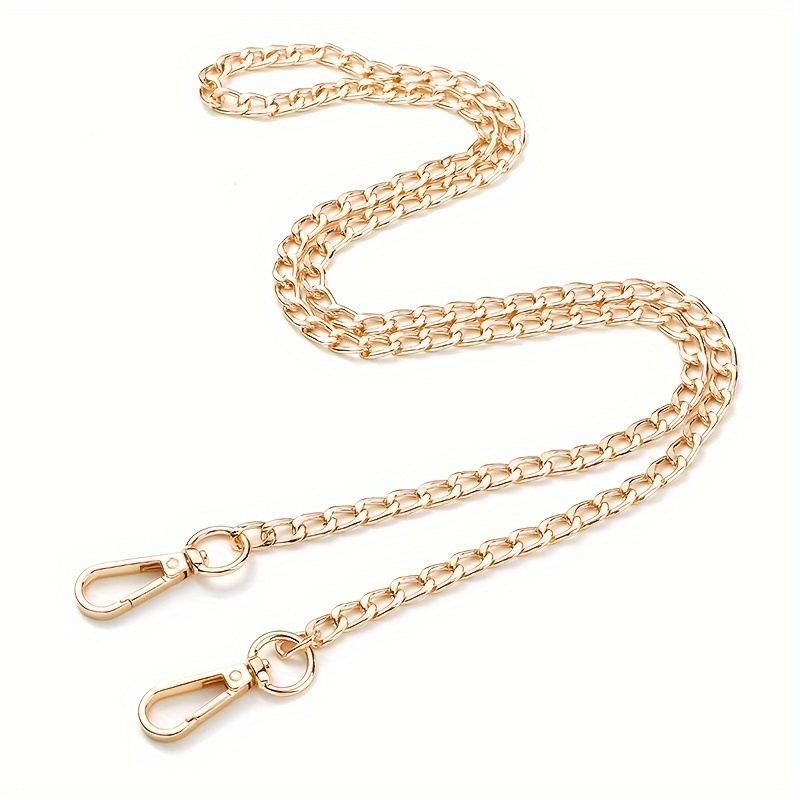 Simple Women's Bag Accessories Golden Chain Fabulous Metal - Temu