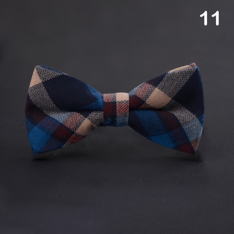 Striped Butterfly Bow Ties Cravat For Wedding Party