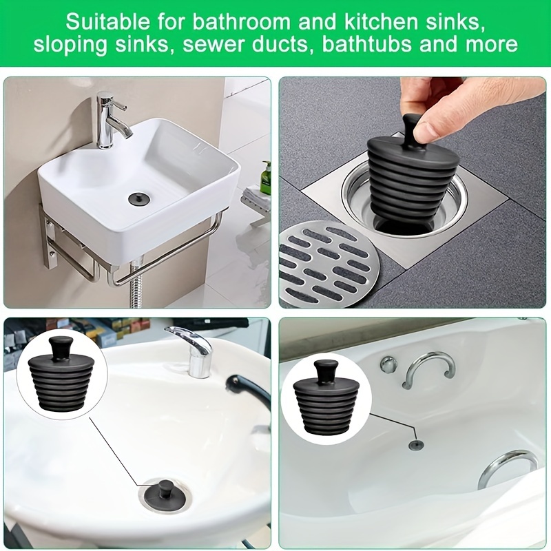 Bathtub Sink Drain Strainer Portable Silicone Sink Sewer Outfall