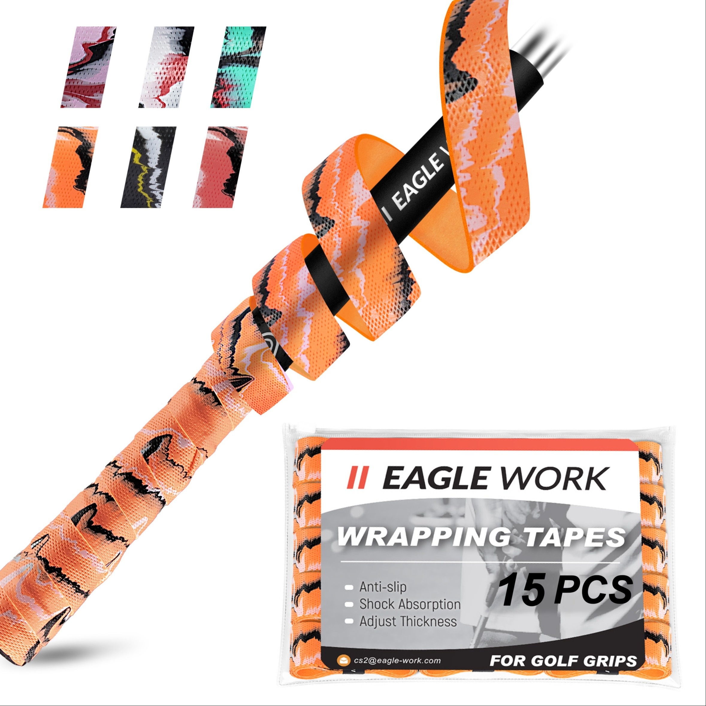 Golf Grip Wrap Tapes Pu Overgrip Tapes For Golf Club - Temu