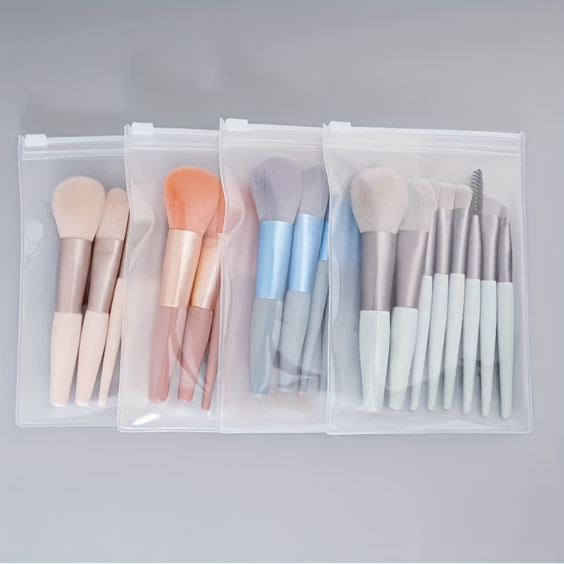 8pcs Travel Makeup Brushes Soft Synthetic Bristles Beauty Tool