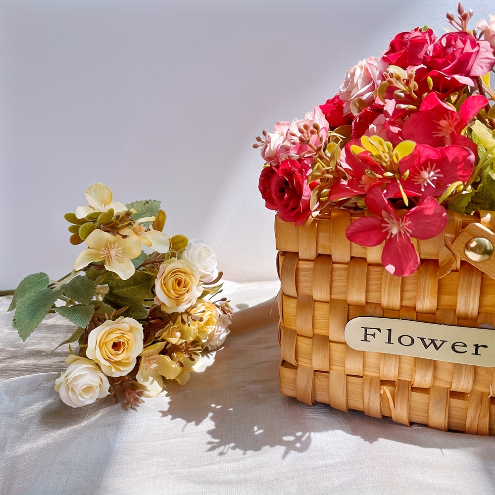 Artficial Fall Flower Real Touch Fake Flowers Flower - Temu