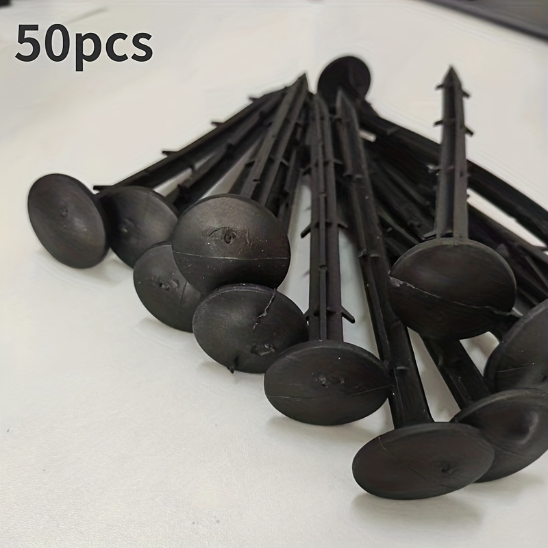 50pcs Plastic Gardening Stake Pegs Film Fixed Tools Plant Support