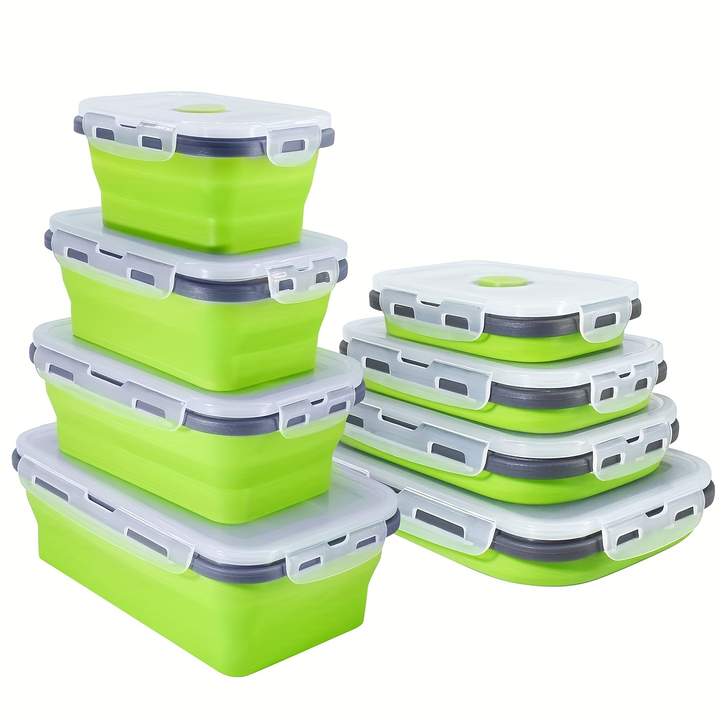 Leakproof Silicone Insulated Lunch Box - Collapsible Bento Box For Office  Workers, Teenagers, And Workers At School - Microwave And Freezer Safe -  Bpa Free Airtight Lid - Perfect For Portable Food