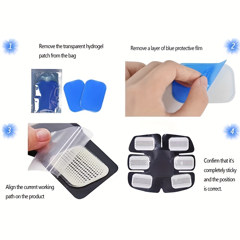 Ems Muscle Stimulator Gel Pads, Hydrogel Pads Replacements For