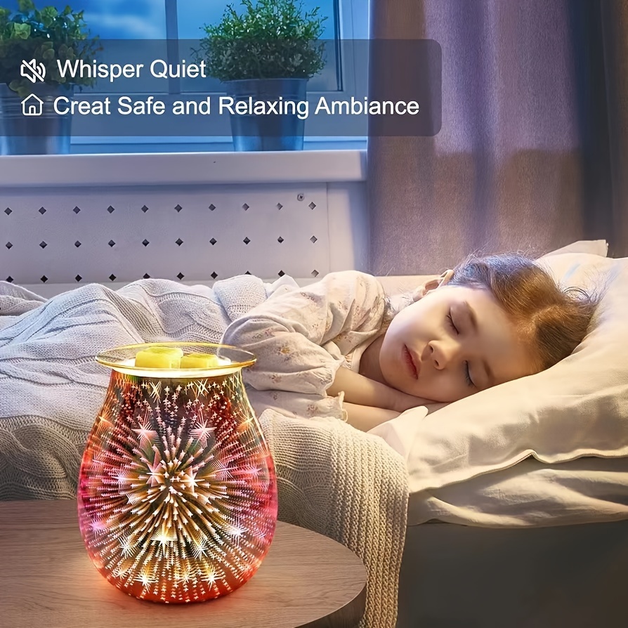 3D Glass Oil Burner Electric Wax Melt Warmer Candle Wax Warmer Burner Melter  Fragrance Warmer for Home Office Bedroom Aromatherapy Gift - China Wax Melt  Burner and Wax Warmer price