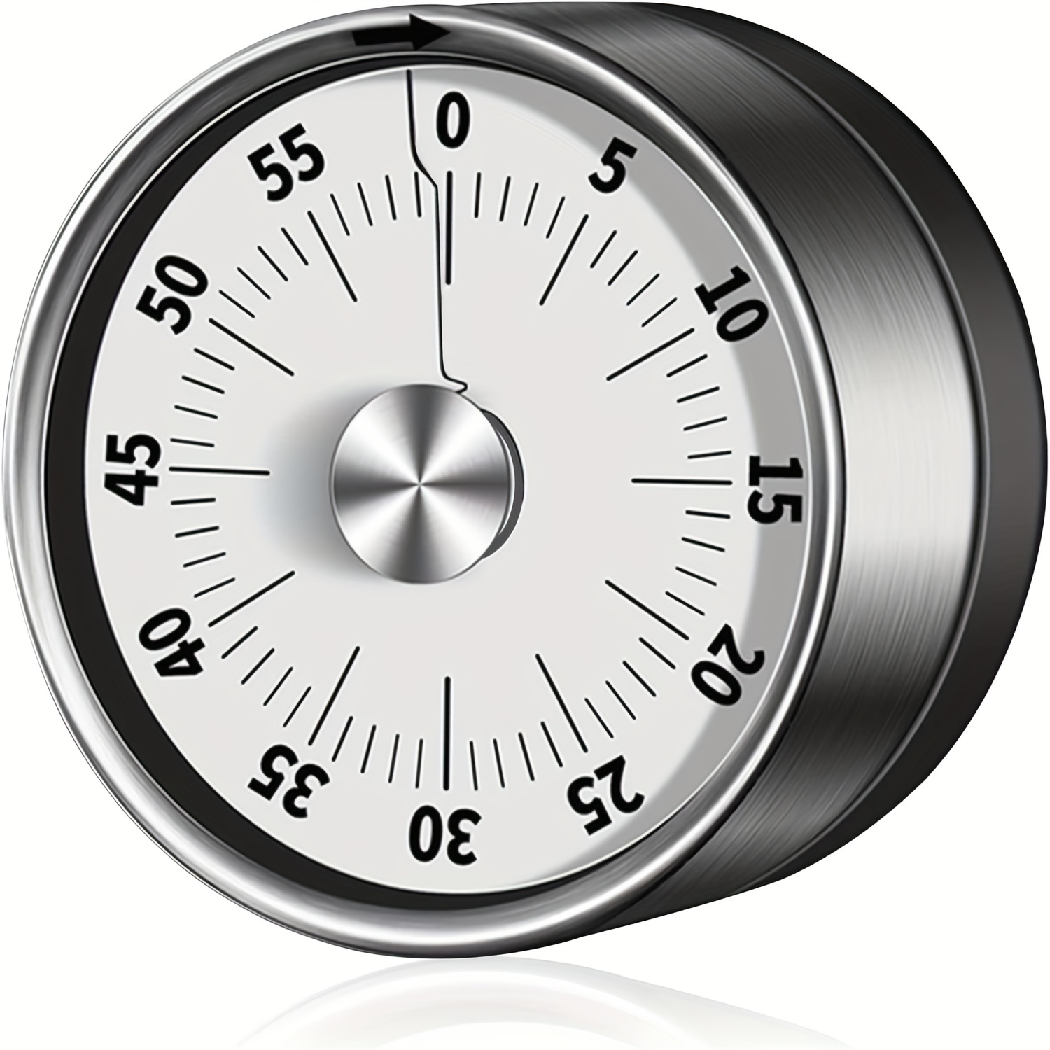 Stainless Steel Timer Kitchen With Magnet Mechanical Egg Timer Home  Commercial Baking Countdown Reminder - Temu