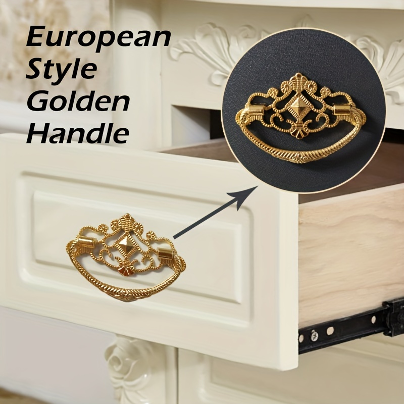 Modern Golden Knurled Brass Cabinet Knobs Handles Upgrade - Temu