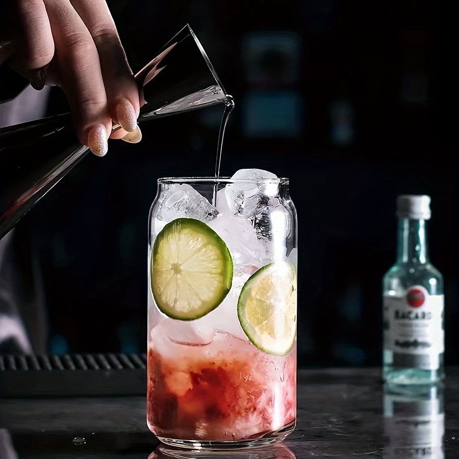 Drinking Glass, Can Shaped Water Cup, Iced Coffee Cup, For Beer