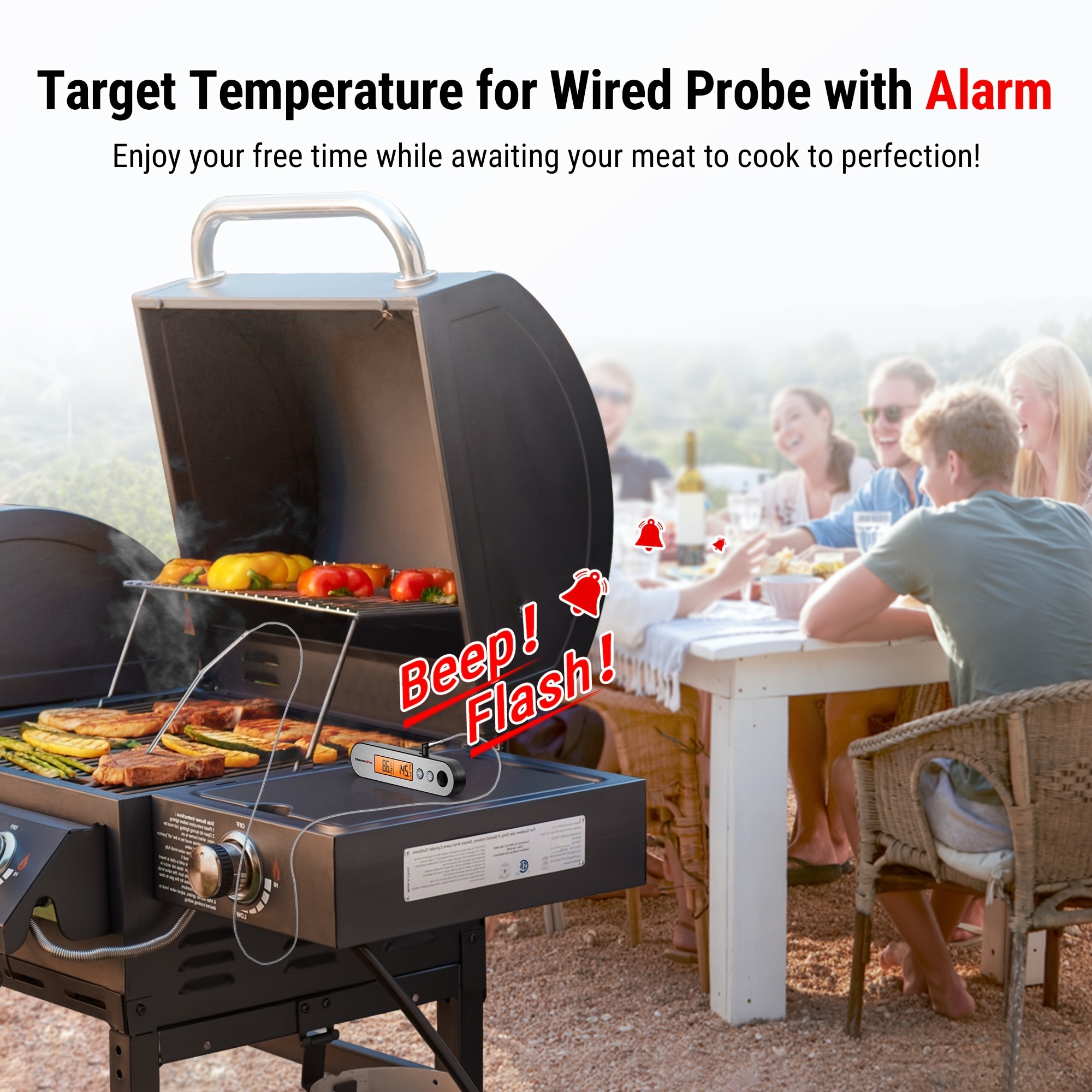 Smoke™ Remote BBQ Alarm Thermometer - How To Make Dinner