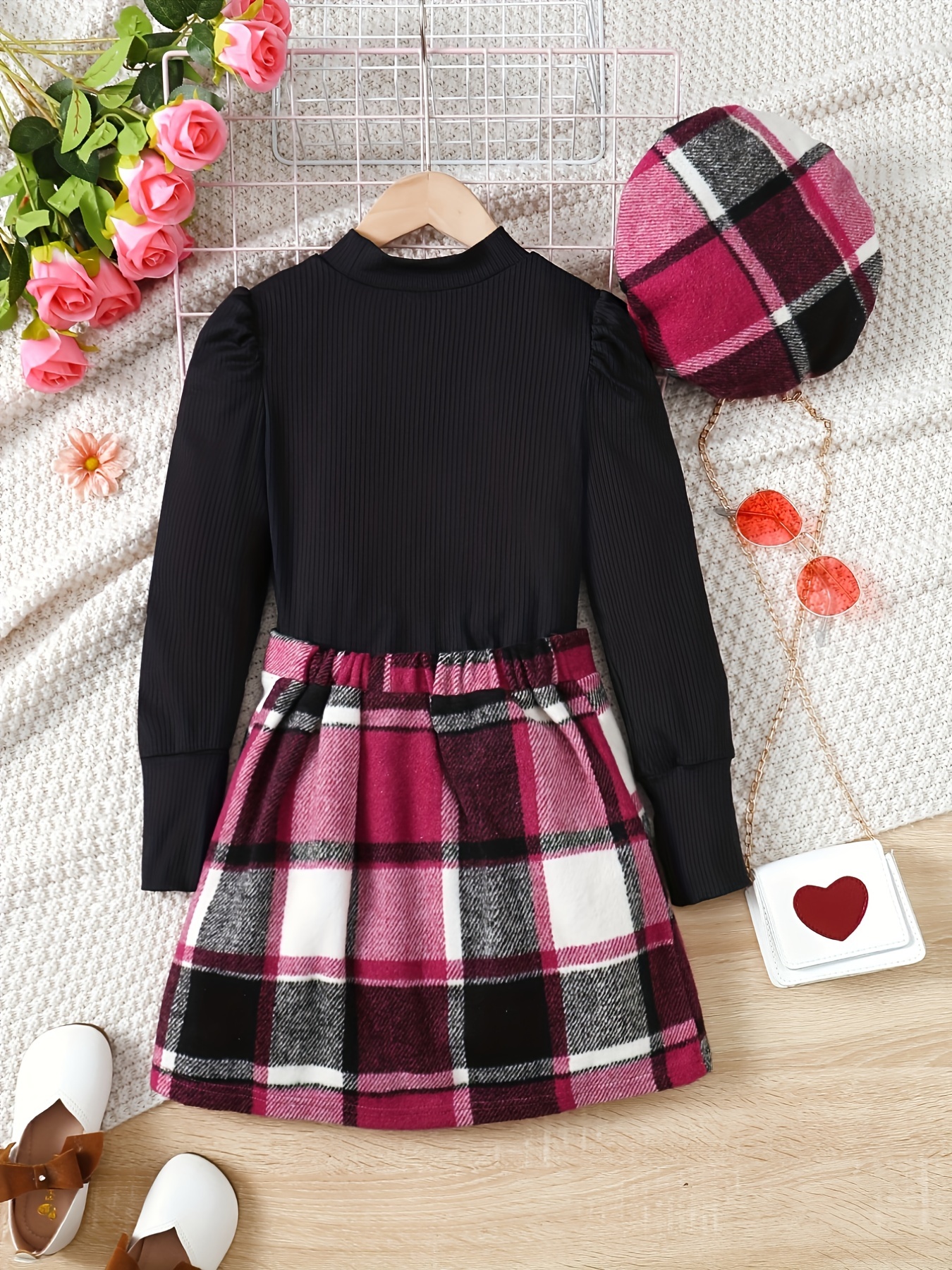 Girl Skirt Sets Casual Winter Fall Dresses Cute Clothes - Temu Romania