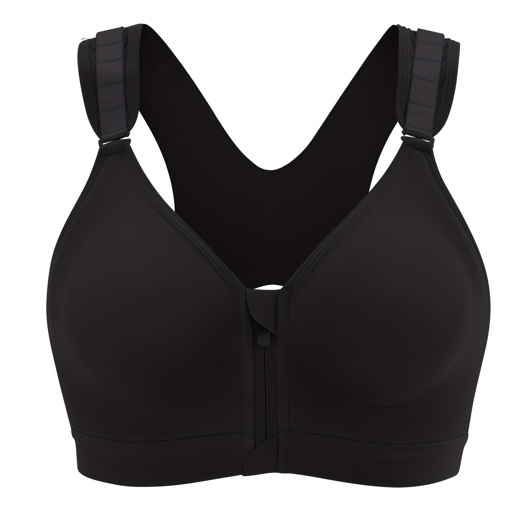 Post-op Bra for Older Lady Non Padded Bras Wire-Free Front-Closing Bra  Upper Back Shoulders Support Bra Comfort Fit (Color : Black, Size :  XXXL/XXX-Large) : : Clothing, Shoes & Accessories