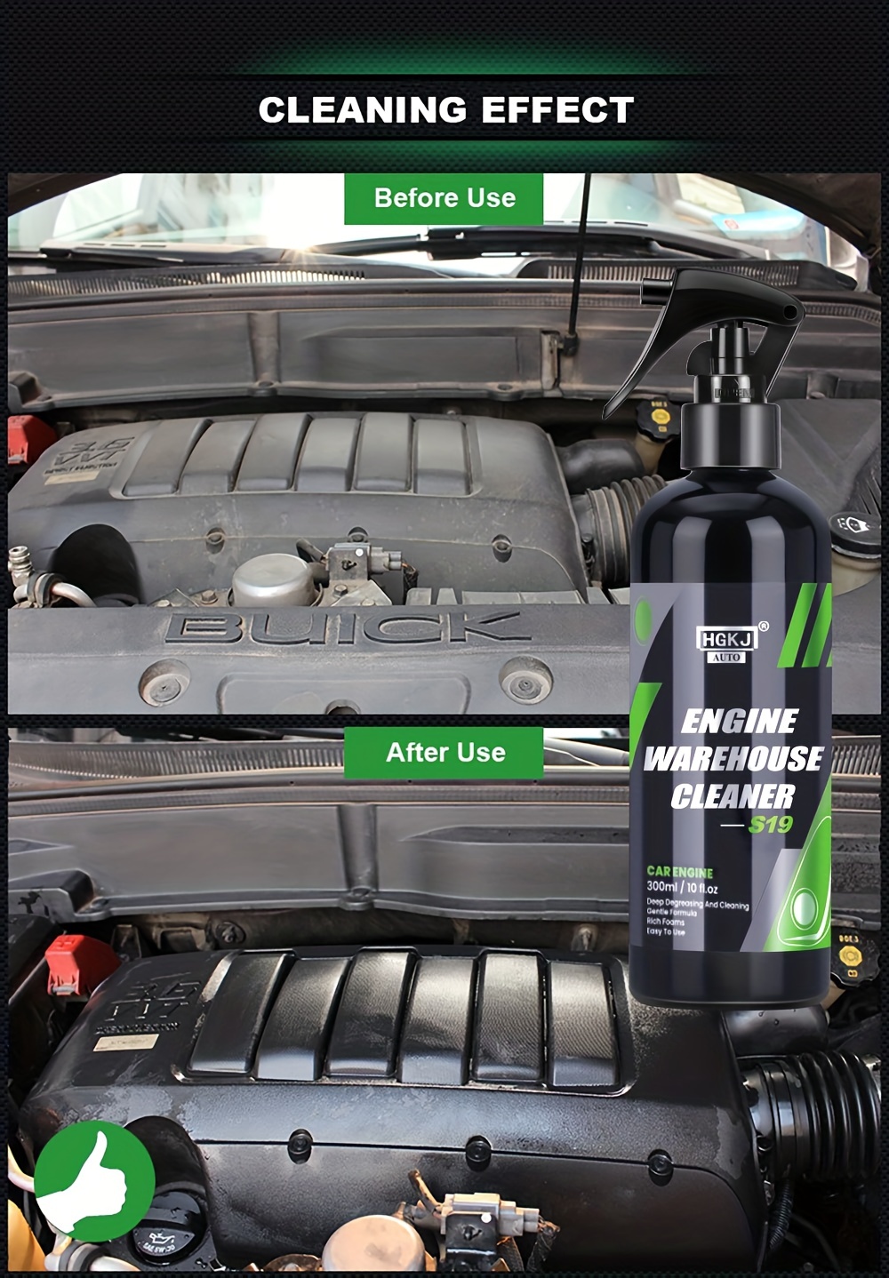 Car Engine Bay Cleaner Plastic Restorer Car Kit Engine - Temu