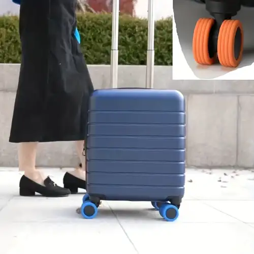SANRIO Cinnamonroll Carry on Luggage Travel Bag Blue with TSA Lock