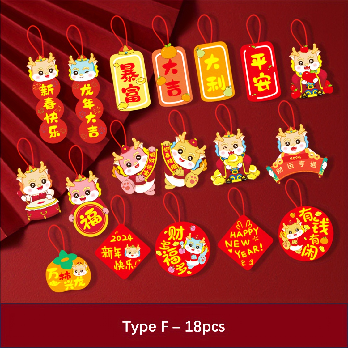 Chinese New Year Decoration Lucky Fortune Tree Pendants For - Temu