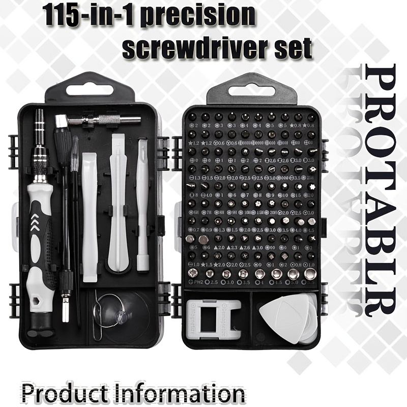 138 En 1 Mini Set Tournevis Precision Kit Tools Petit Boite