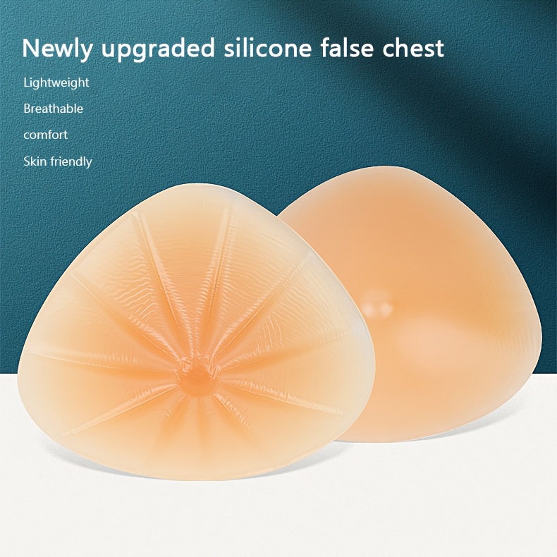 2 Reusable Enhancer Fake Breast Forms Silicone Boobs Mastectomy